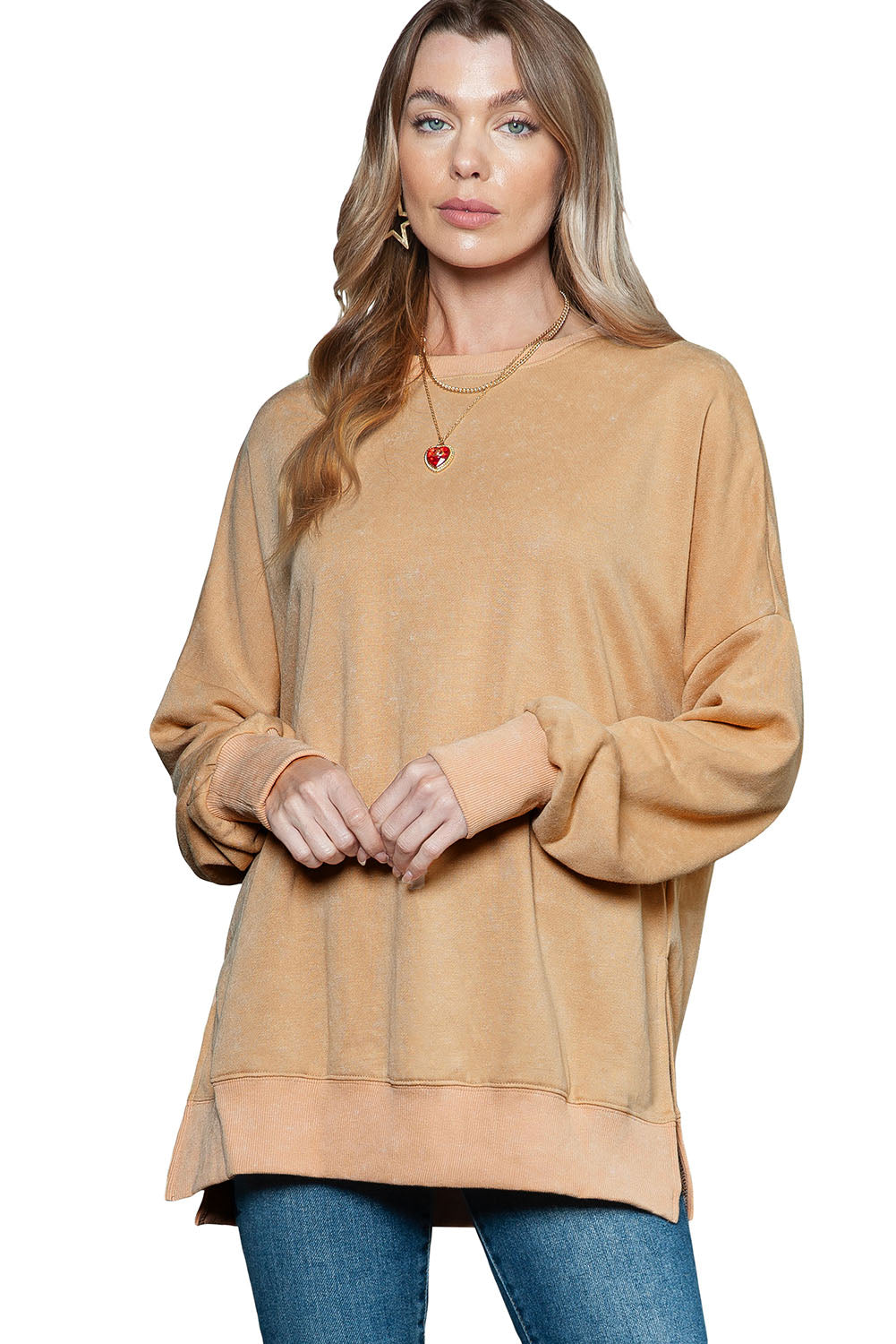 Washed Oversized Sweatshirt