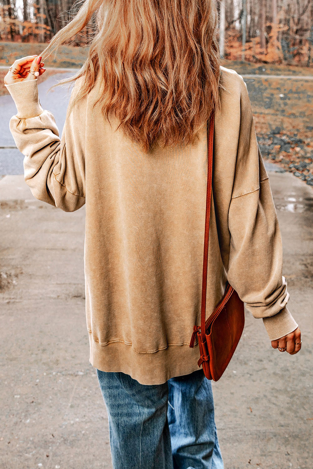 Washed Oversized Sweatshirt