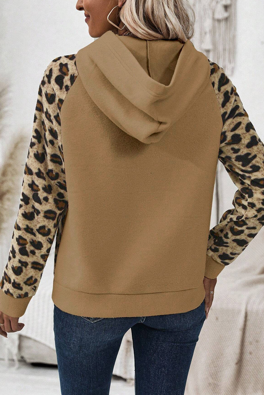 Holly Leopard Print Hoodie