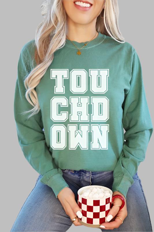 Touchdown Football Season Long Sleeve Shirt