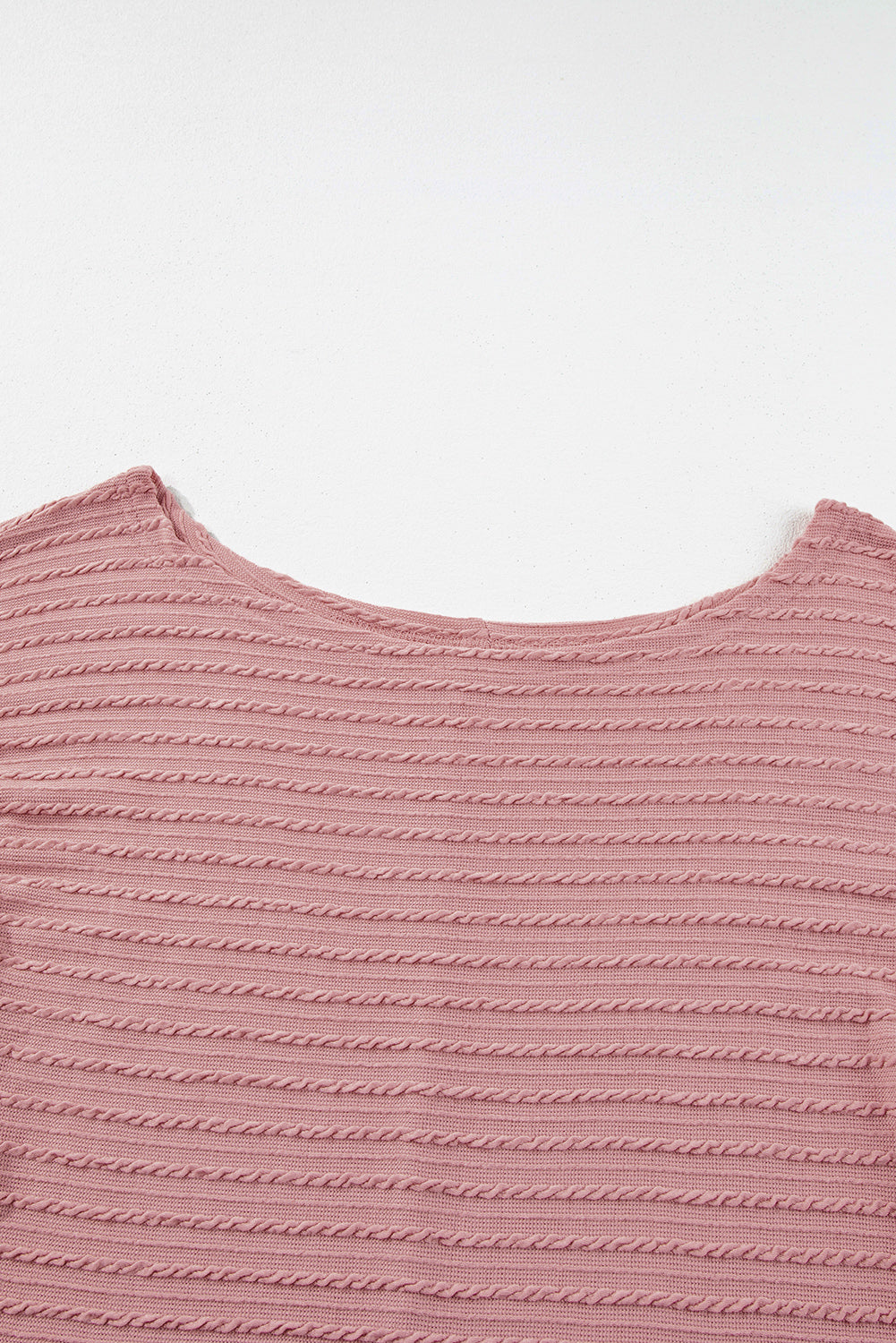 Dusty Pink Textured Knit