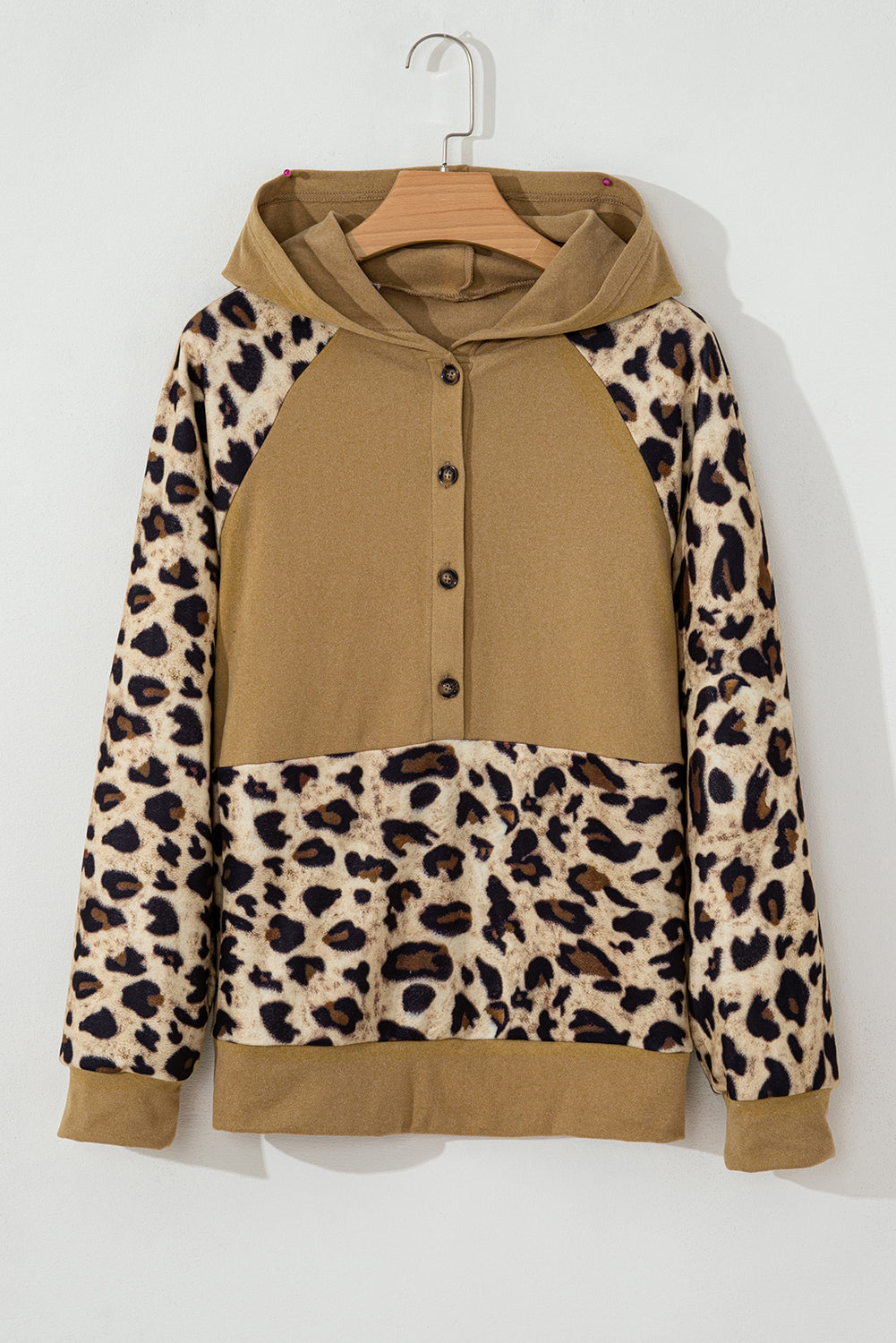 Holly Leopard Print Hoodie