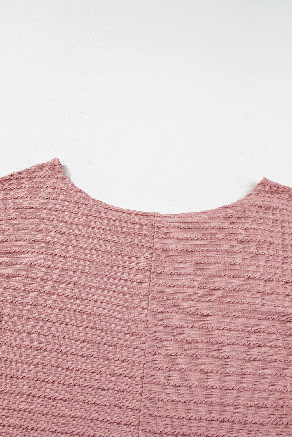 Dusty Pink Textured Knit