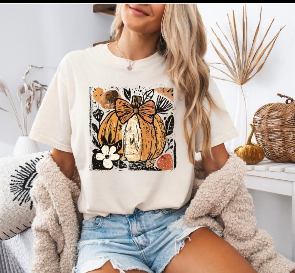 Boho Pumpkin Tee