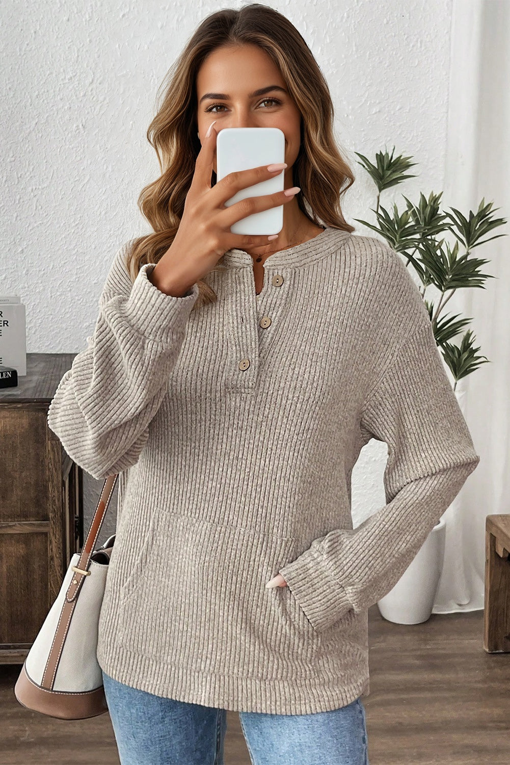 Keller Henley Knit Top