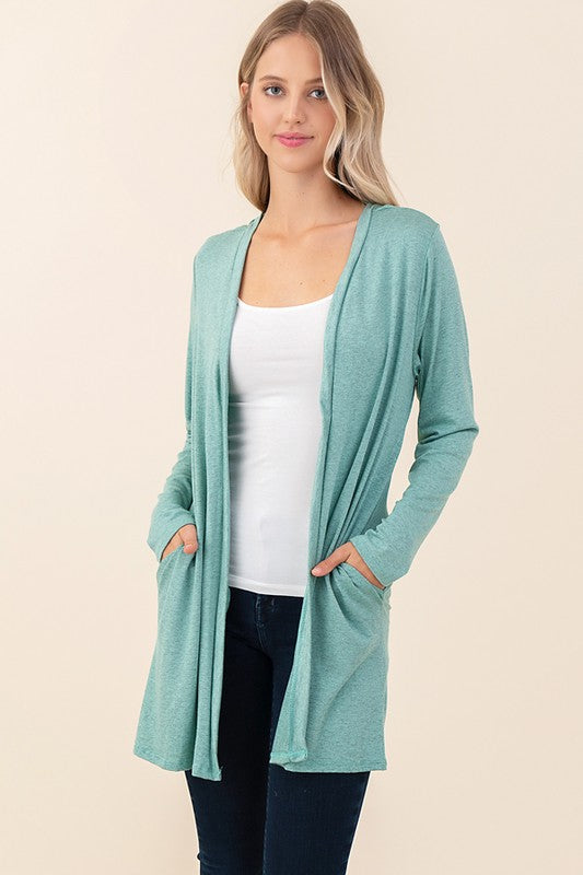 Mauve Criss Cross Open Back Cardigan