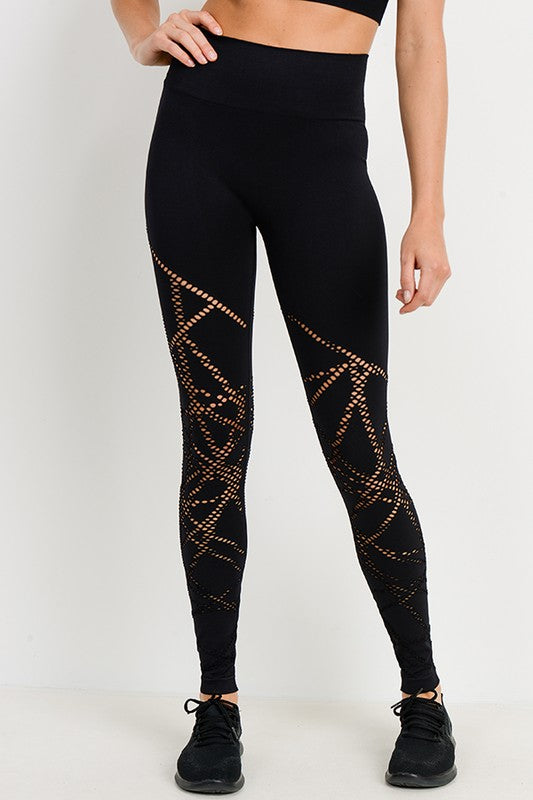 Black Fishnet Leggings
