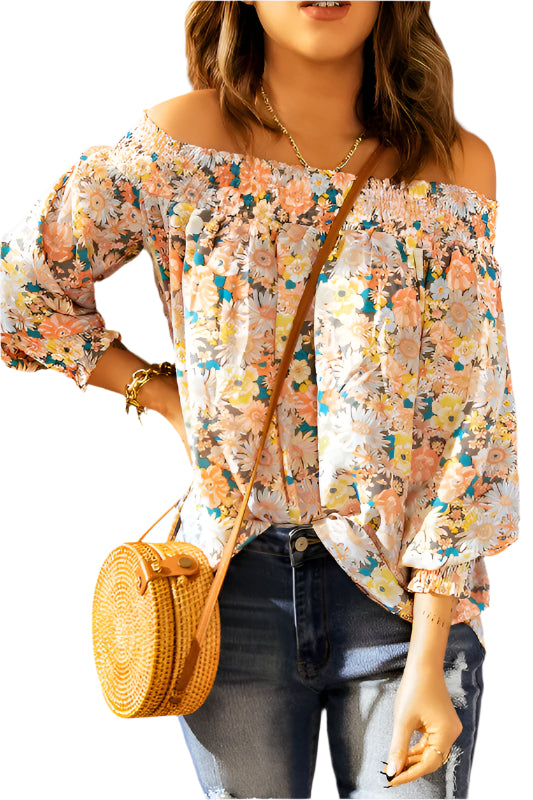 Off the Shoulder Floral Top