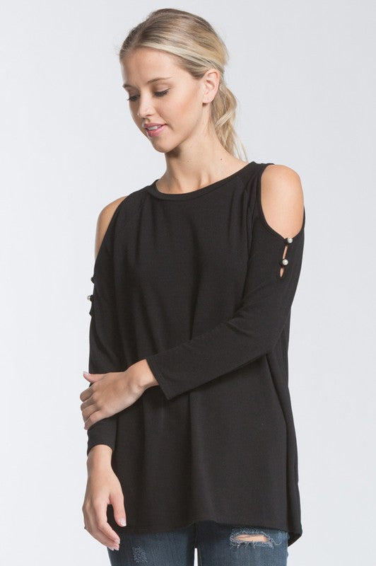 Black Pearl Cold Shoulder