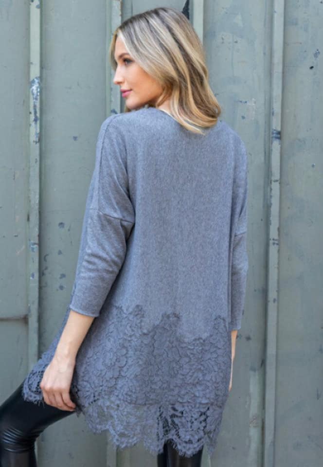 Sliver Knit Tunic