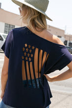 Load image into Gallery viewer, PLUS 4TH OF JULY LASER CUT TOP