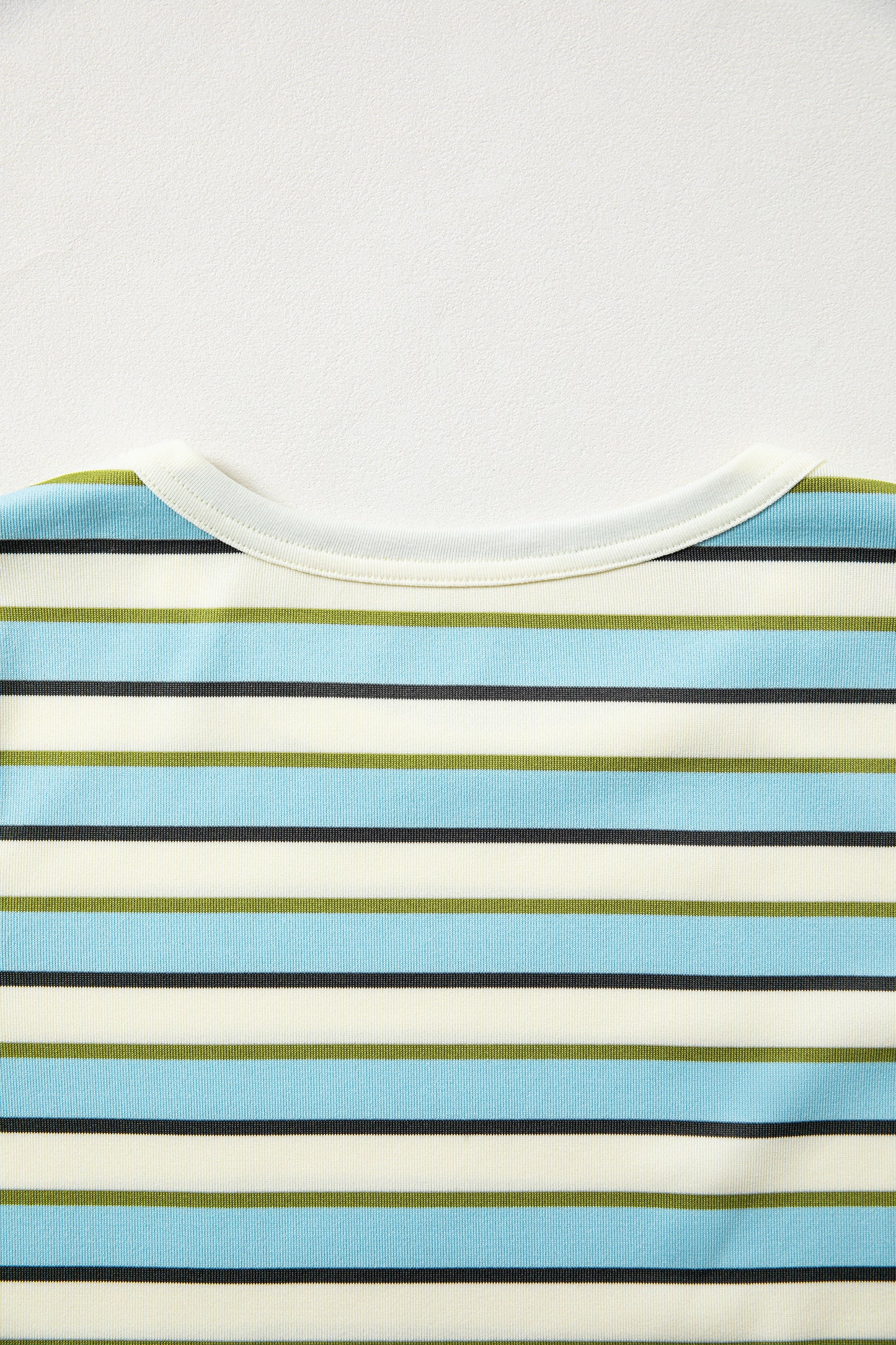 Paisley Multicolor Striped Long Sleeve Top
