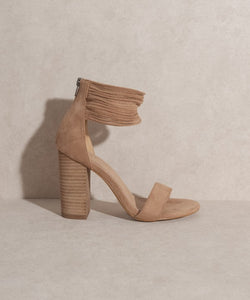 Blair - Thick Ankle Strap Block Heel