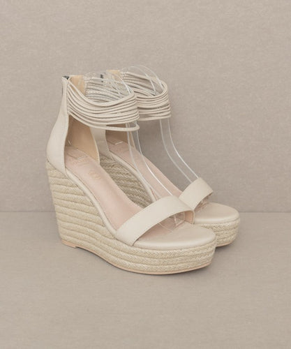 Rosalie - Layered Ankle Wedge