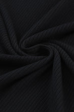 Load image into Gallery viewer, Ribbed Solid Color Striped Mesh Long Sleeve Top