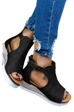 Load image into Gallery viewer, Buckle Strap Platform Sandals