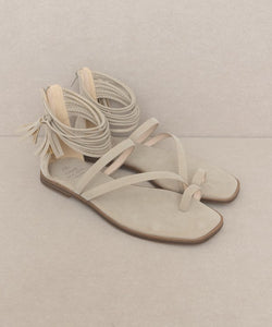 Abril - Strappy Ankle Wrap Sandal