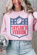 Load image into Gallery viewer, TAYLORS VERSION FOOTBALL GRAPHIC SWEATSHIRT