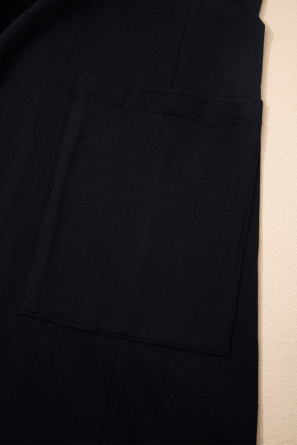 Black Drawstring Wide Leg Cargo Pockets Sleeveless Jumpsuit