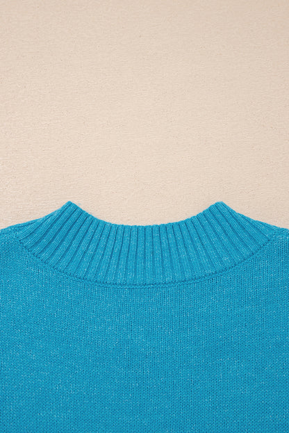 Blue Side Tie Sweater Vest