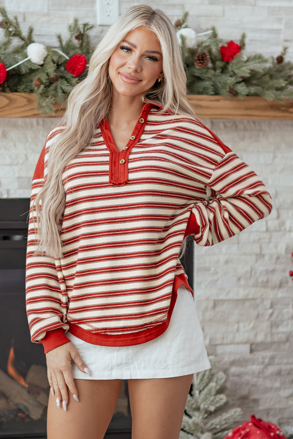 Kyleigh Red Stripe