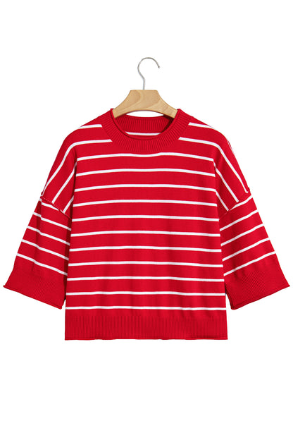 Classic Striped Knit Sweater