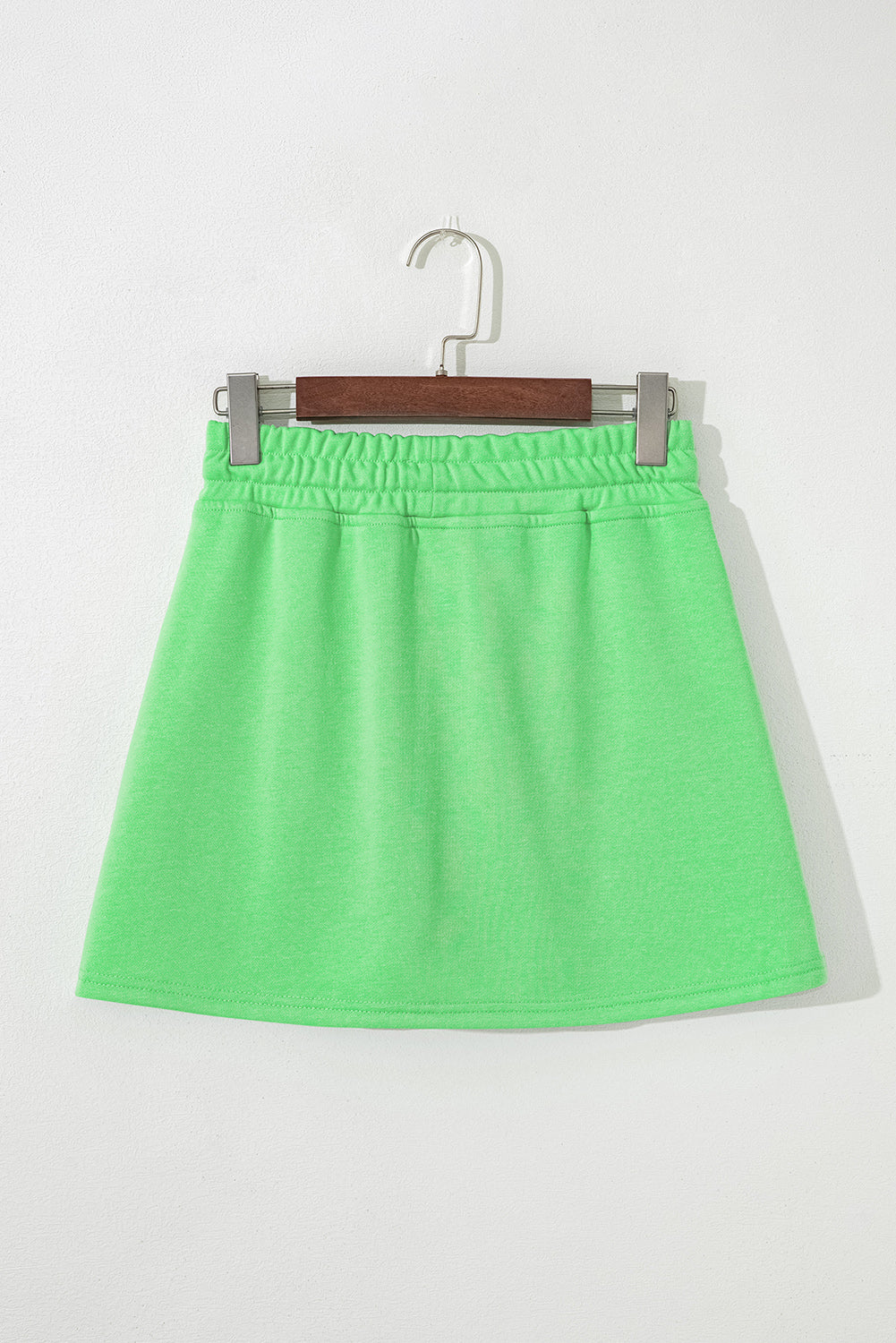 Kimber-Light Green French Terry Drawstring Skort