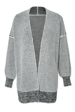 Load image into Gallery viewer, Yellow Knitted Open Front Casual Long Cardigan
