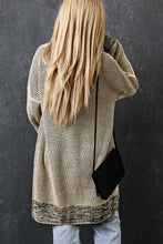 Load image into Gallery viewer, Yellow Knitted Open Front Casual Long Cardigan