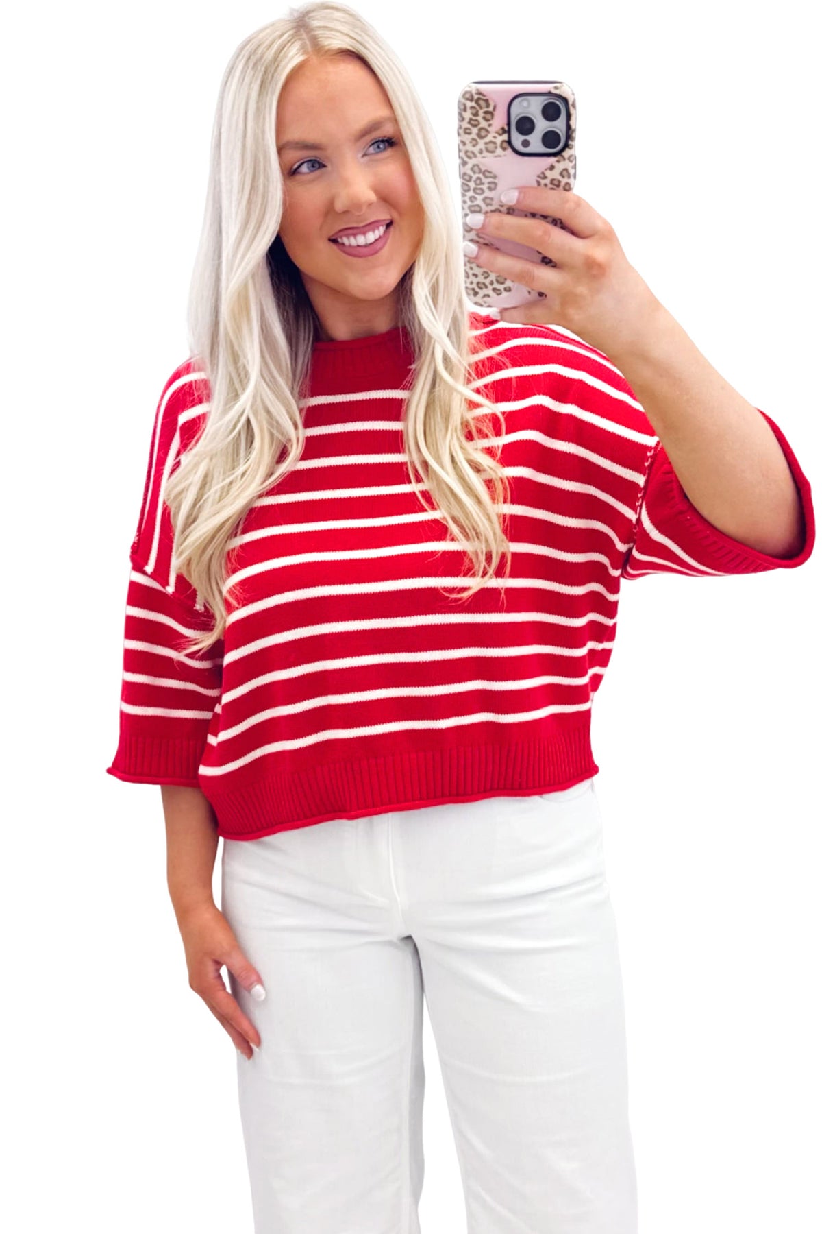 Classic Striped Knit Sweater