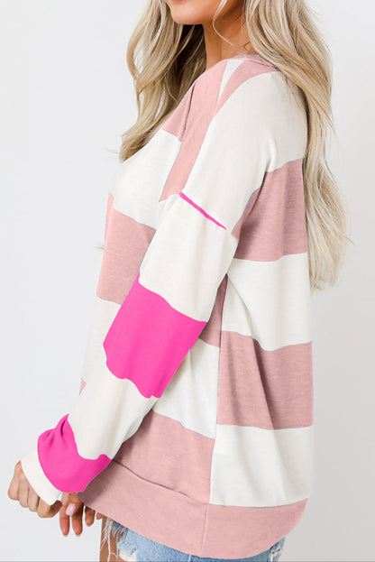 Wrenlee Light Pink Colorblock
