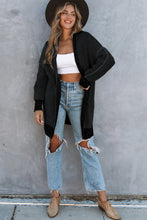 Load image into Gallery viewer, Yellow Knitted Open Front Casual Long Cardigan