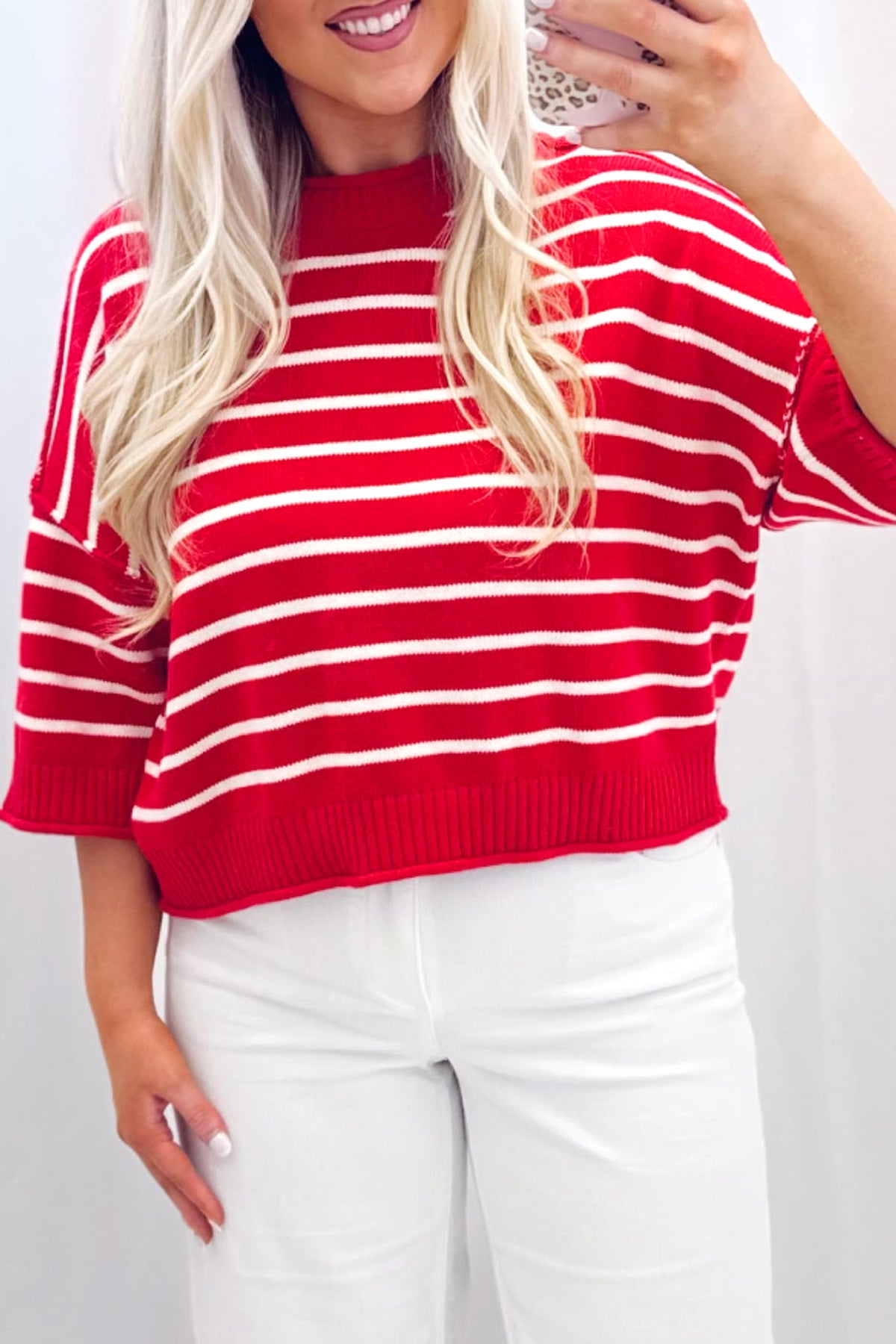 Classic Striped Knit Sweater