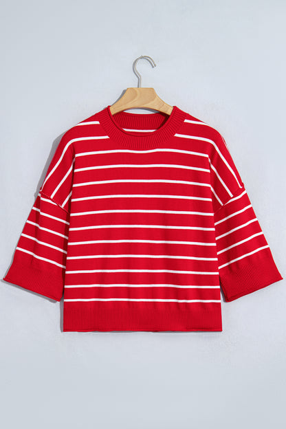 Classic Striped Knit Sweater
