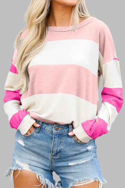 Wrenlee Light Pink Colorblock