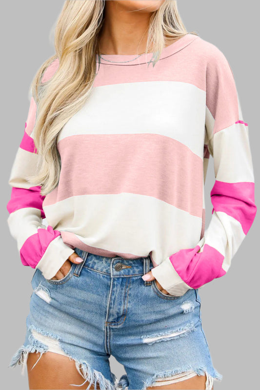 Wrenlee Light Pink Colorblock