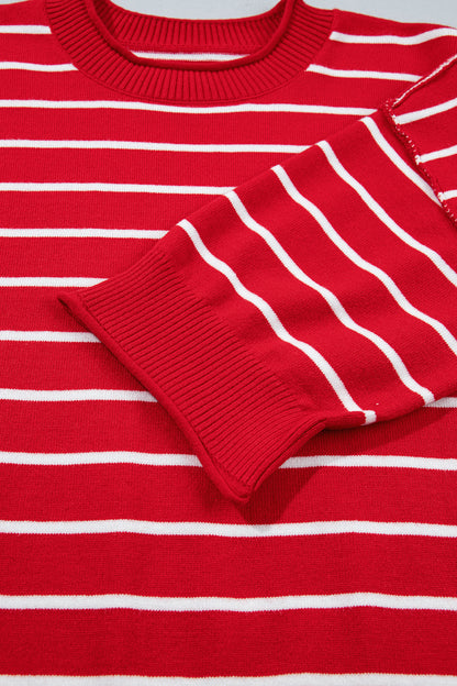 Classic Striped Knit Sweater