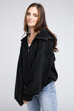 Load image into Gallery viewer, Stitch Detailed Elastic Hem Hoodie