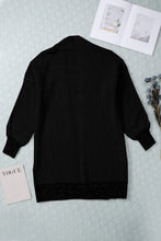 Load image into Gallery viewer, Yellow Knitted Open Front Casual Long Cardigan