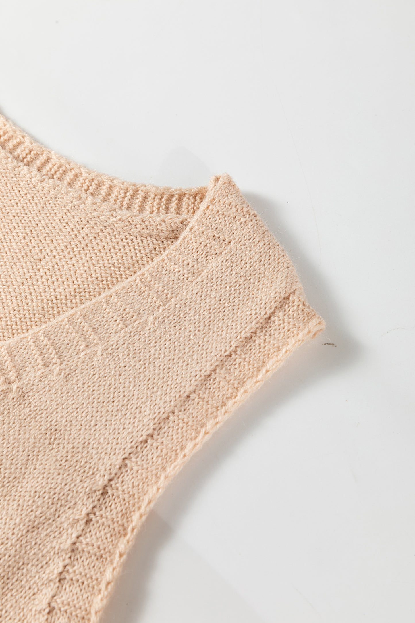 Loose Tunic Sweater Vest