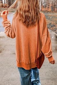 Washed Oversized Sweatshirt