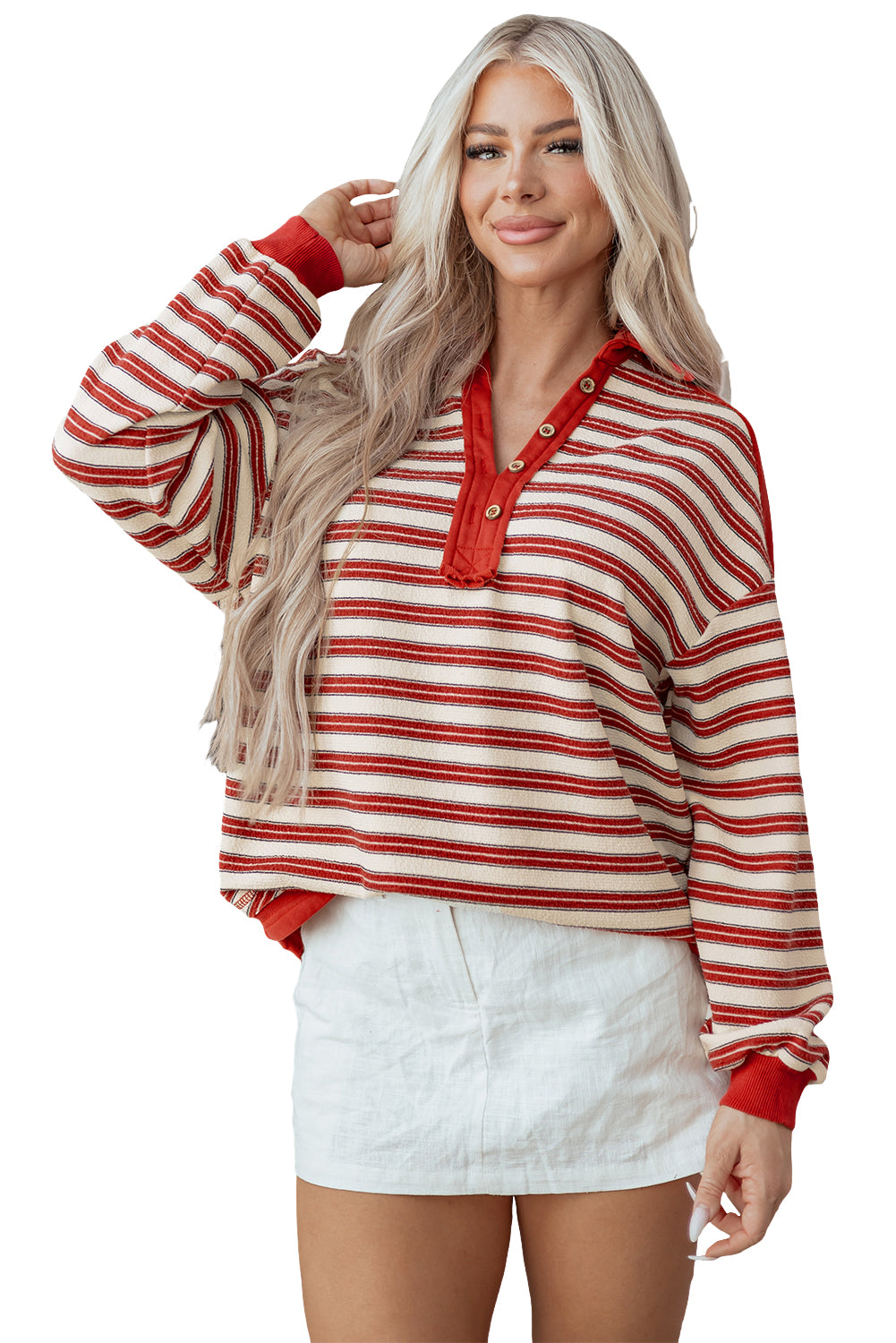 Kyleigh Red Stripe