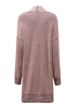 Load image into Gallery viewer, Yellow Knitted Open Front Casual Long Cardigan