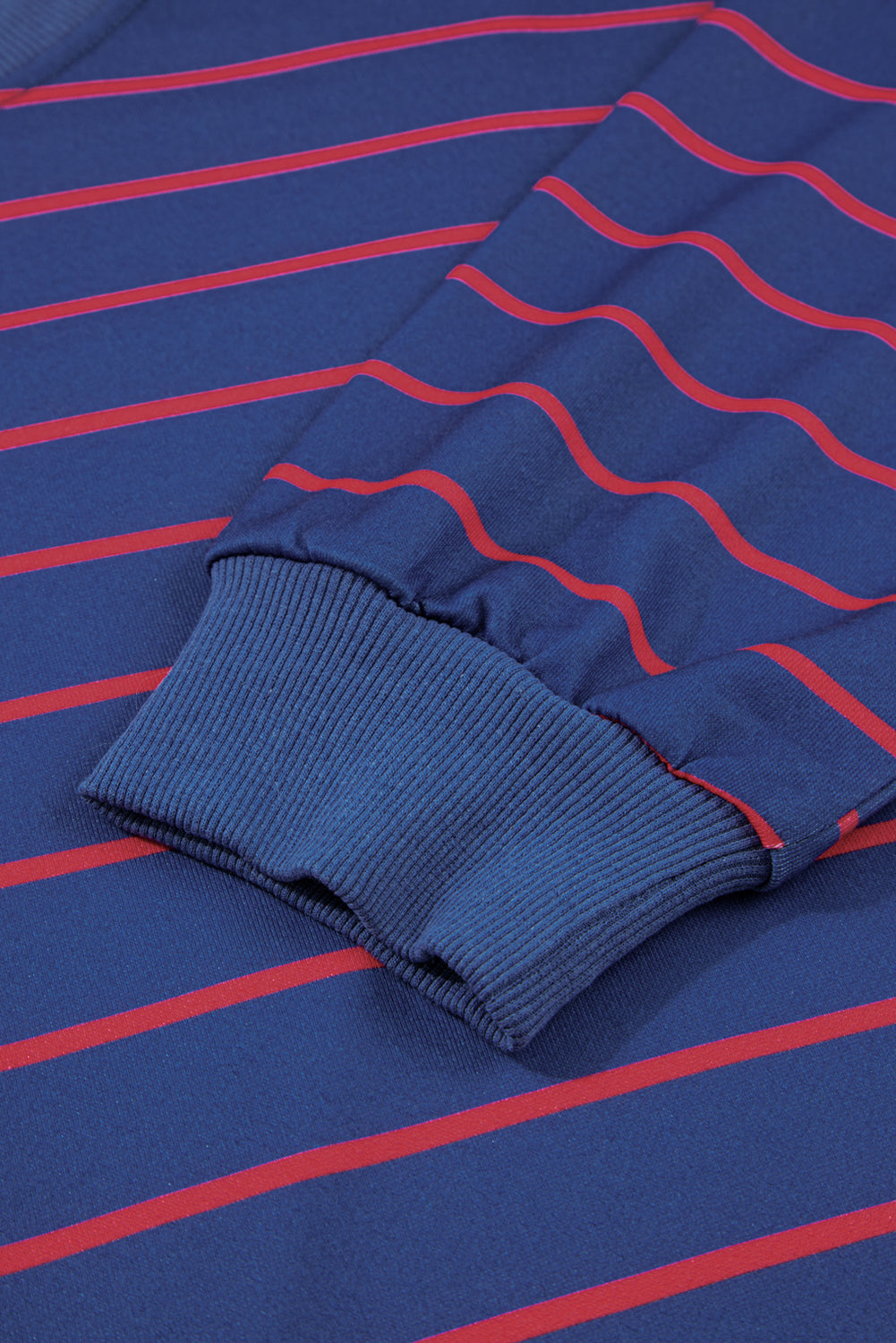 Becca Blue Stripe Sweatshirt