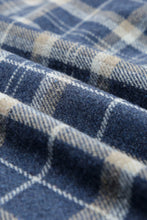 Load image into Gallery viewer, Orange Snap Button Sherpa Lined Hooded Flannel Jacket