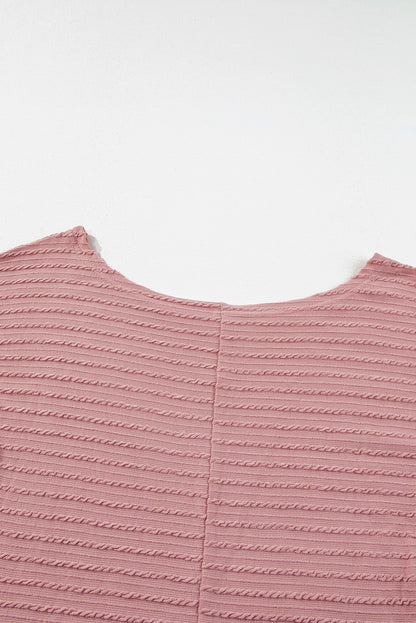 Dusty Pink Textured Knit