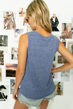 Load image into Gallery viewer, PLUS TRIBLEND SOLID FRONT TANK TOP
