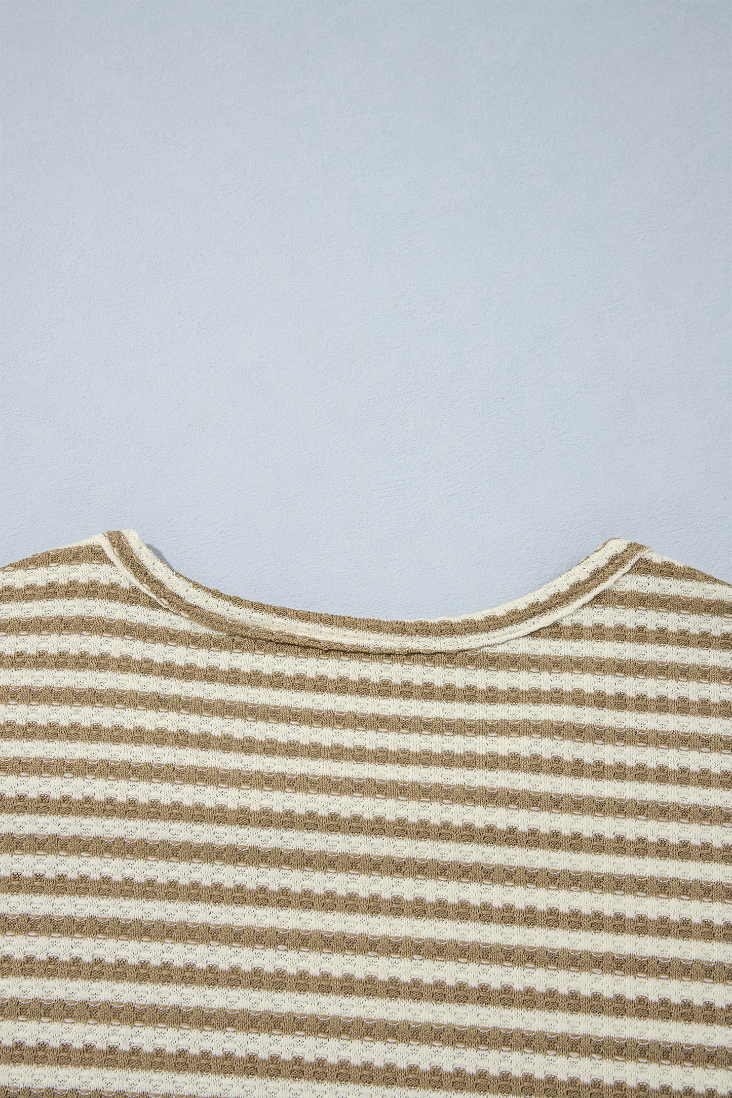 Brown Stripe Textured Set
