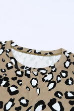 Load image into Gallery viewer, Cheetah Print Sleeveless Crew Neck Tank Top