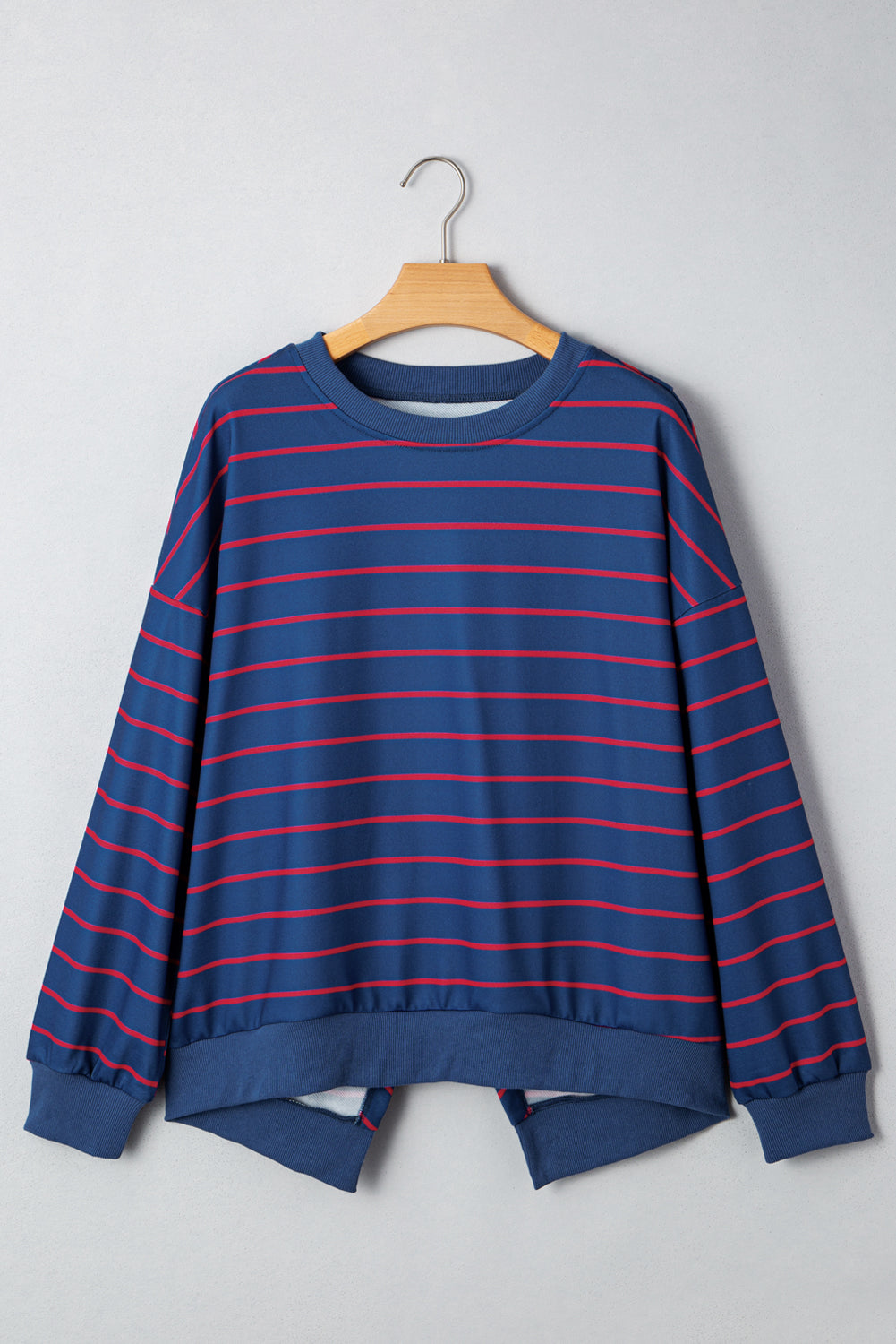 Becca Blue Stripe Sweatshirt